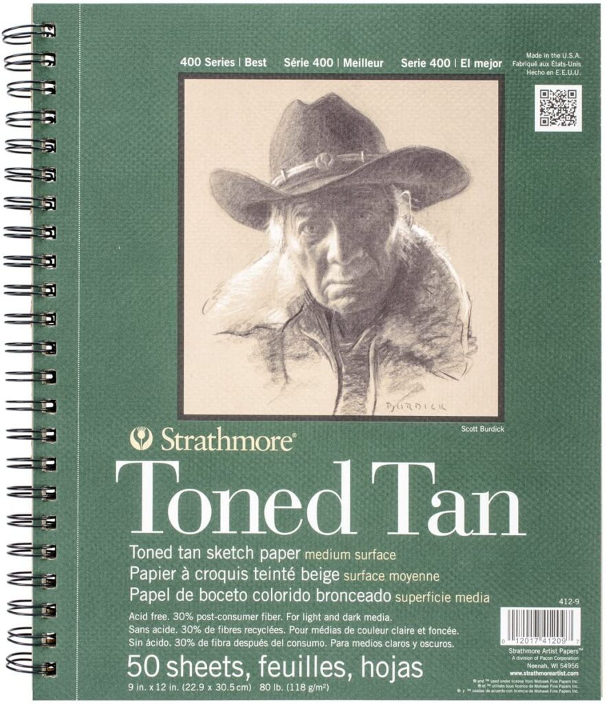 Strathmore 80# Toned Grey Sketchbook 50 Sheet