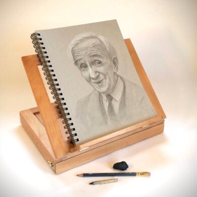 arteza portable wooden desk easel review
