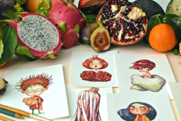 Marija Tiurina fruit art