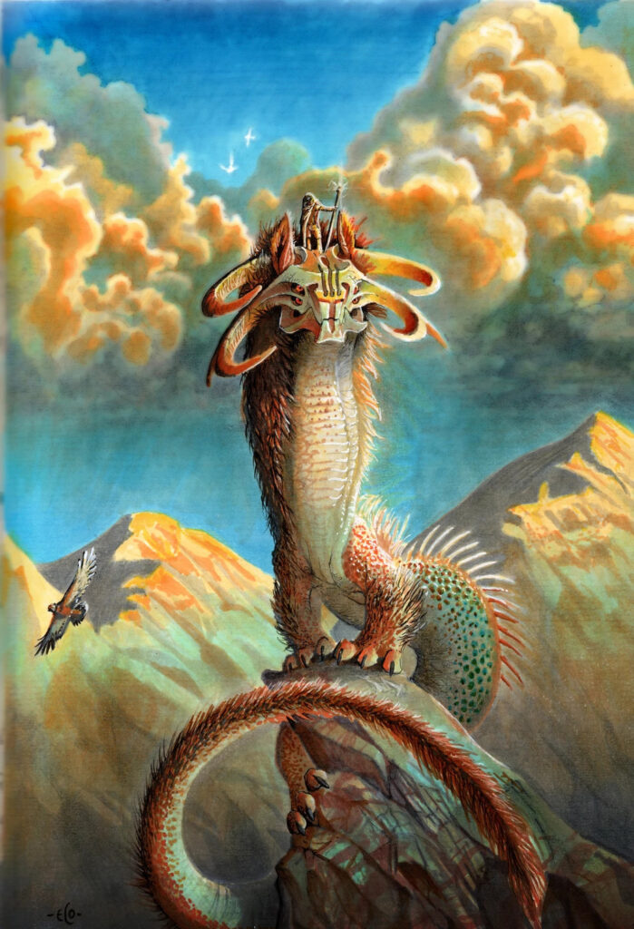 Emiliano Eco Ortega dragon art