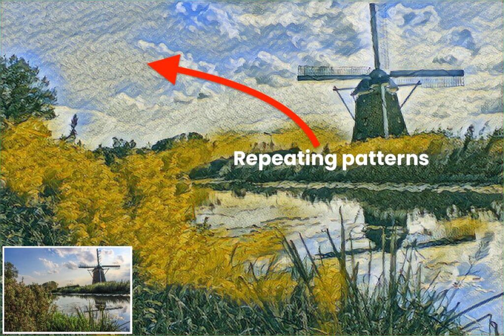 art filter apps create repeating patterns