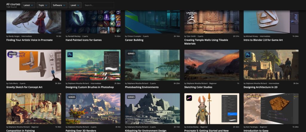 artstation learning videos