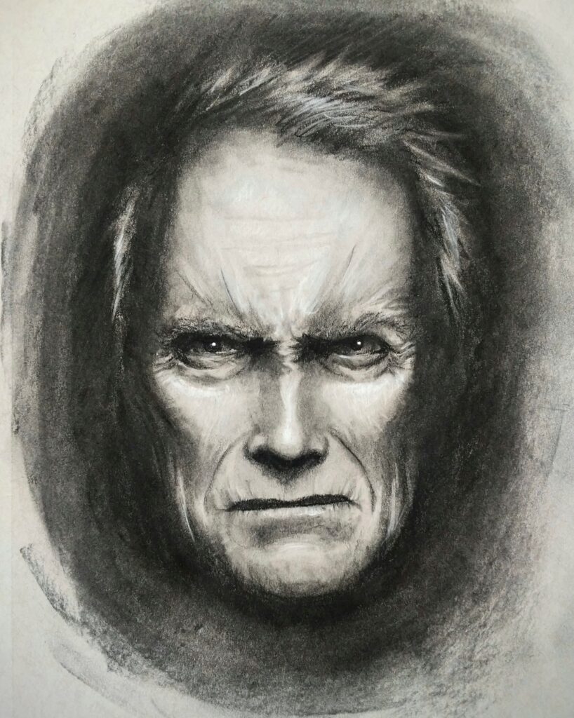 clint eastwood sketch