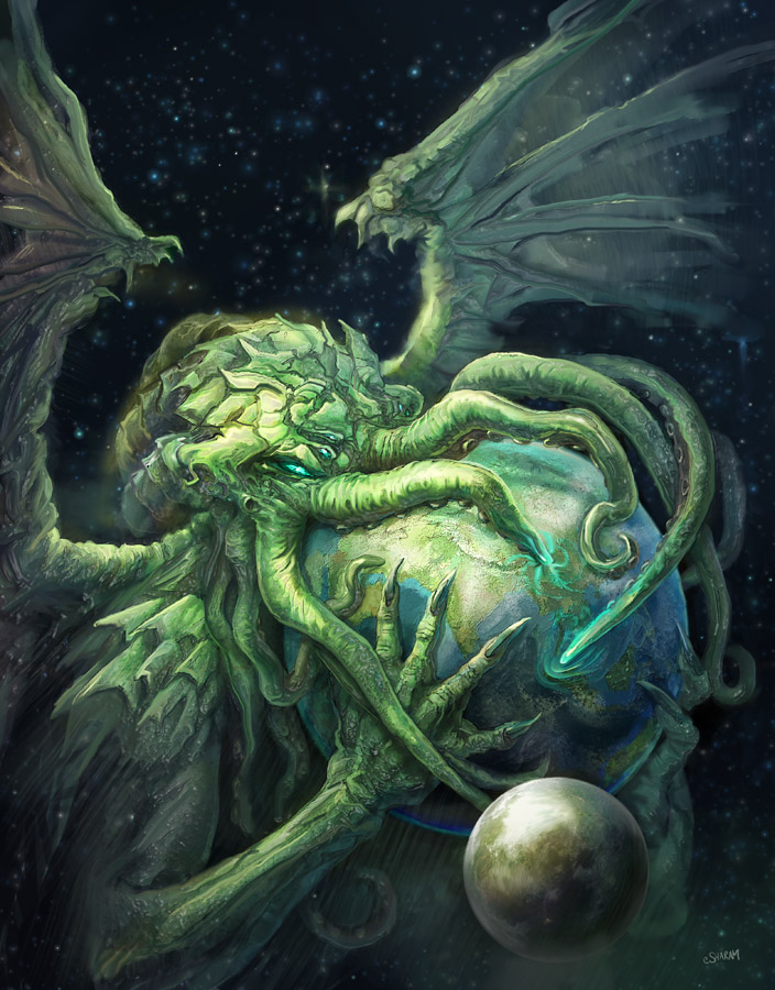 cthulhu eating earth