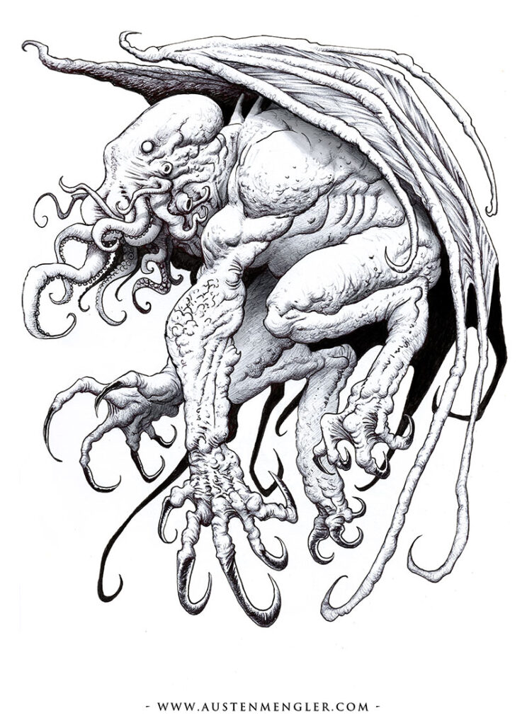 cthulhu drawing