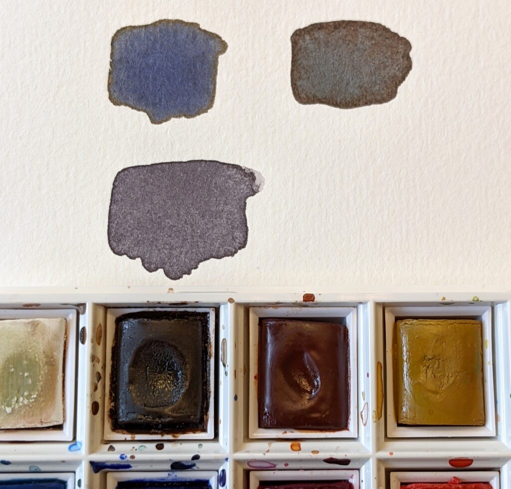 winsor newton cotman gray watercolor blend