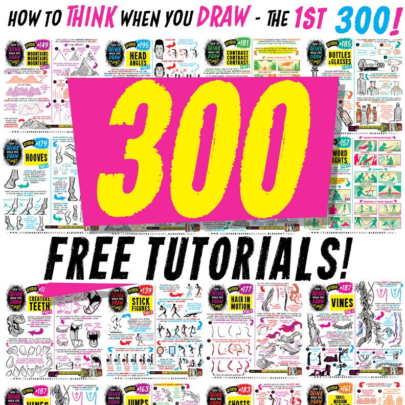 300 how to think when you draw free tutorials