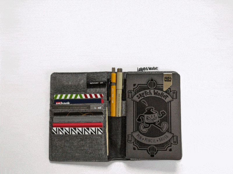 fully loaded sketch wallet