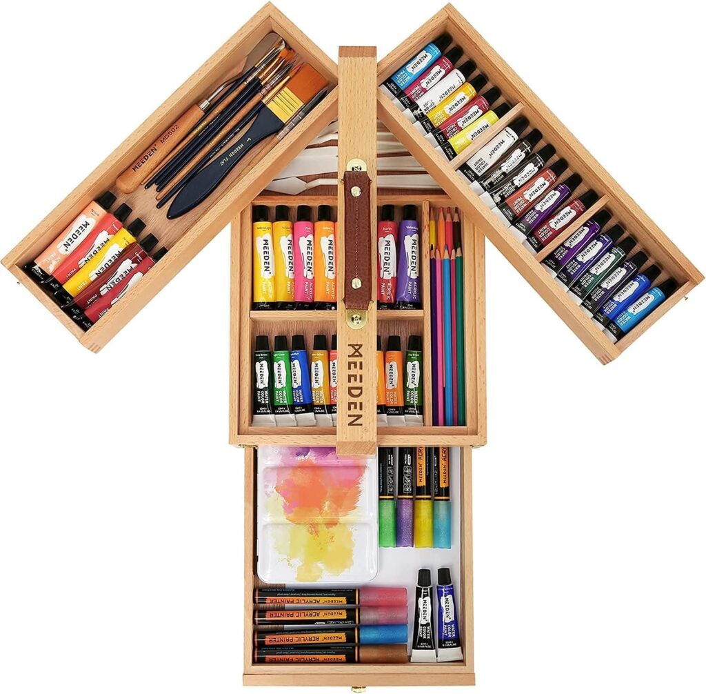  MEEDEN Art Cart Storage Organizer, 3-Tier Rolling