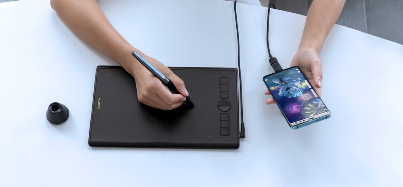 Hands on with the Huion Inspiroy H580x Graphics Tablet » Mega Pencil