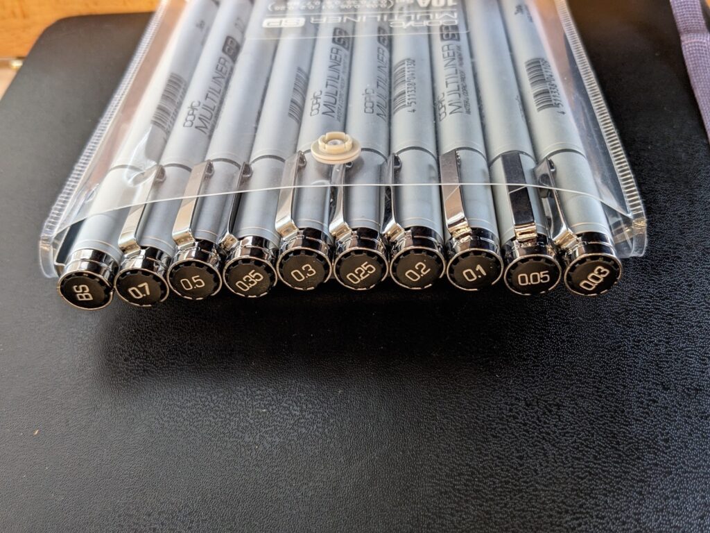 Individual Copic Multiliners and Drawing Pens