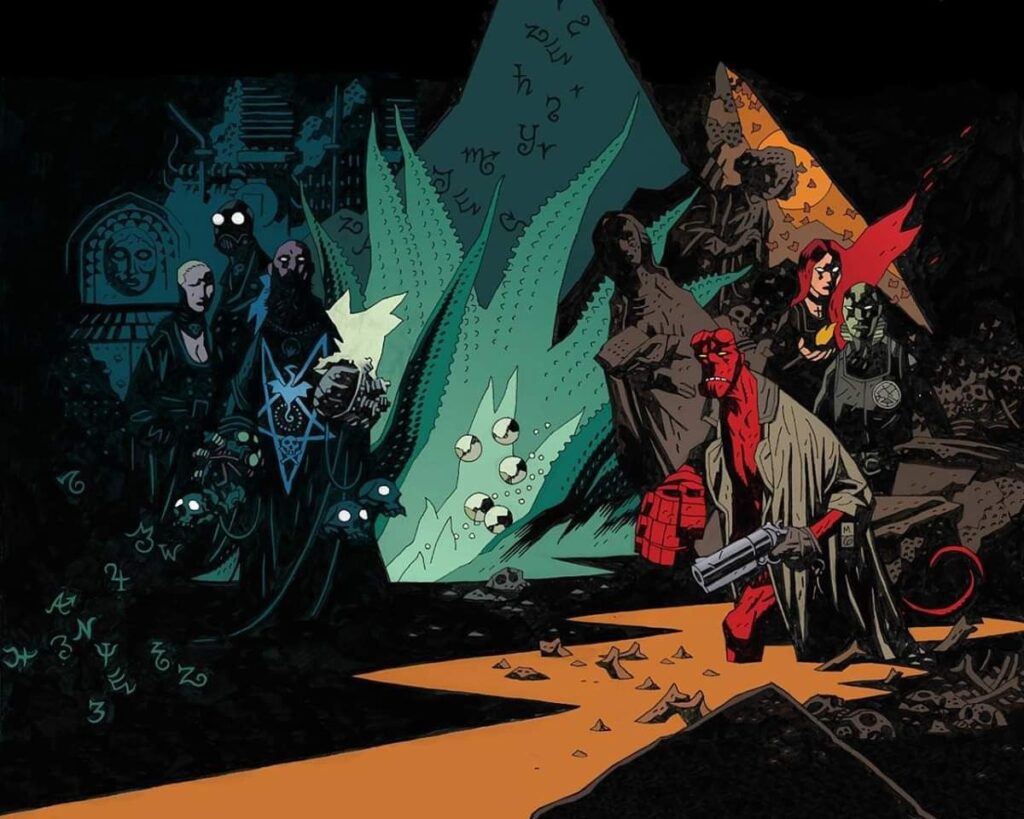 real mike mignola art