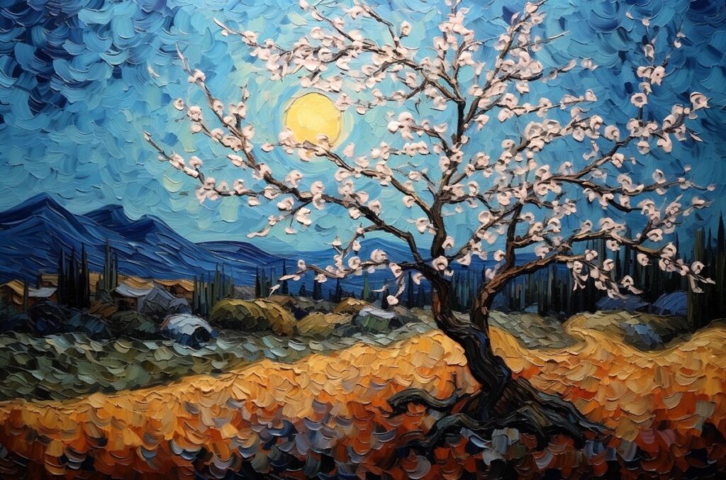 midjourney ai van gogh painting