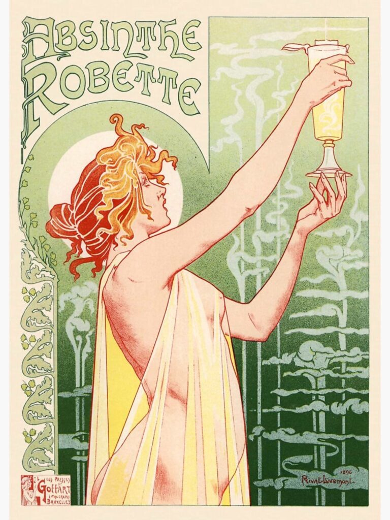 Henri Privat-Livemont's Absinthe Robette - A Masterpiece of Art Nouveau Poster Art