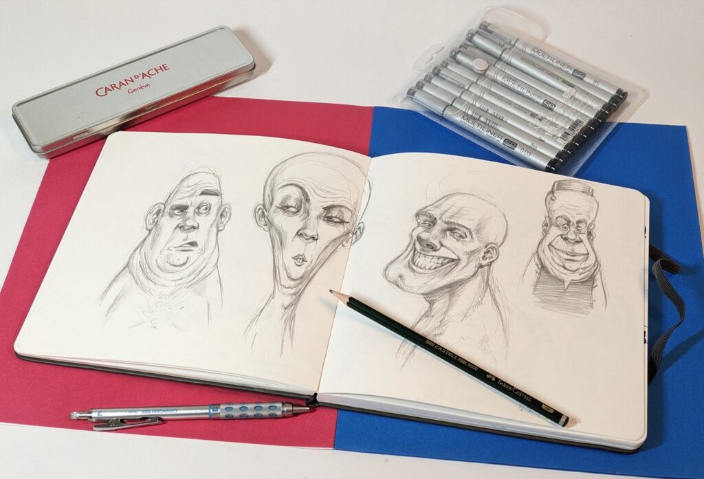 Hands-on Review of the Illo Square 8×8″ Sketchbook » Mega Pencil
