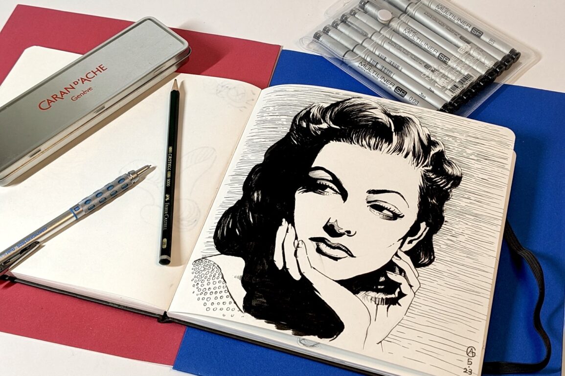 Hands-on Review of the Illo Square 8×8″ Sketchbook » Mega Pencil